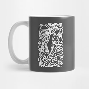 palestine map doodle - white Mug